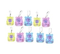 APLVFFZH 10 Sasso Carta Forbici Giocattolo, Portachiavi Casuale Gioco di creatività, Accessori Oggetti di Scena Giocattolo di indovinelli Casuali per Bambini