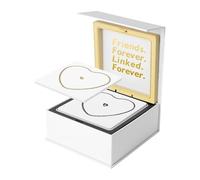 APLVFFZH 2 Pezzi Kit Braccialetti permanenti Coppia Braccialetti per la Sua relazione Corrispondente a Chiusura di bloccaggio per l'anniversario, Nero E Oro