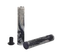 APLVFFZH 2 Pezzi Manopole per Manubrio Impugnature per Coprimanopole Antiscivolo con Design Ergonomico per Ridurre L'Affaticamento Adatto per Bici da S, Grigio E Nero