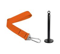 APLVFFZH 3 Pezzi Cinghia da Dispositivo di Potenziamento Esercitatore per Avambraccio E Cintura Bicipiti Kit Completo Adatto per Sport di for, Orangina