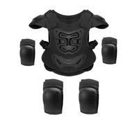 APLVFFZH 5 Pezzi Pettorina Protettiva Bambino Armatura da Motocross con Ginocchiere E Gomitiere Design Regolabile per vestibilità Comoda Adatto per Motociclis, Style B