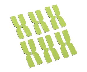 APLVFFZH 6 Strisce di Bilanciamento Come Nastro Autoadesivo Livellante E Fascia di Peso a Forma di H per Regolare La Racchetta E Ottenere Maggiore Potenza nel, Verde