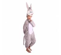 APLVFFZH Abito per Bambini Morbido con Pannello Bianco Pancia E Copriscarpe per Rappresentazione Scolastica E Gioco di Ruolo