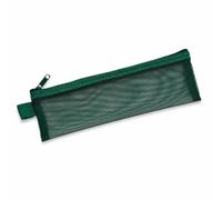APLVFFZH Astuccio Porttite Rete con Cerniera, Verde scuro | Materiale in tessuto, Contenitore cosmetici, Per l'università, Per adolescenti
