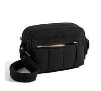 APLVFFZH Borsa a Tracolla Donna Borsa Messaggera Borsetta Spalla Portafoglio Pochette con Strap Largo Imbottito Regolabile in Poliestere con Forma Orizzontale, Nero