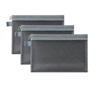 APLVFFZH Borsa Cosmetici Portatile Minimalista, tessuto nylon resistente, organizer per trucco, design minimalista urbano, uso portatile, per donna, Grigio, Grigio, size to 2