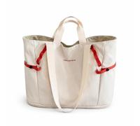 APLVFFZH Borsa da Espandibile Oxford, Borsa a Tracolla Color Block per Viaggi e Tempo Libero, per weekend, Bianco sporco, Bianco sporco