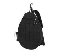 APLVFFZH Borsa da Tennis per Uomo E Donna, Borsa a Tracolla con Racchetta da Tennis, Organizer, Tracolla Regolabile, Zaino Sportivo Multifunzionale per Giocato, Nero