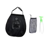 APLVFFZH Borsa Doccia da Esterno, Borsa Doccia Portatile da Campeggio, Borsa per Acqua Solare, per Esterni con Chiusura Ermetica E Utilizzo Versatile per Il TR, Nero