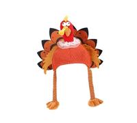 APLVFFZH Cappello per Ringraziamento con Peluche Morbido Accessorio Costume Divertente Copricapo Creativo per Festa Autunnale Realizzato in, Femmina