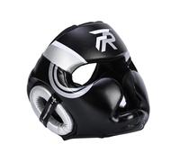 APLVFFZH Casco da per La Protezione di Fronte E Orecchie, Traspirante E Regolabile, per Taekwondo, MMA, Ragazzi E Ragazze, Argento M