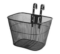 APLVFFZH Cestino da Viaggio in Filo Metallico con Ganci Portaoggetti, Cestino Anteriore Staccabile per Bicicletta