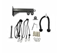 APLVFFZH Chest Training Equipment Attrezzo Palestra Domestica Macchina Carrucole Cavi Stazione Trazioni Telaio Acciaio Funzioni Lat Machine E Rematore Adatto , Combinazione Corda Doppia