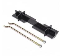 APLVFFZH Componente Carrello da Golf Supporto Staffa Fissaggio Morsetto Metallo Plastica con Ferramenta Inclusa E Dadi Montaggio Rapido Finitura Nera Adatto per Uso Veicolo Officina Garage