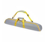 APLVFFZH Custodia Stecca Snooker Borsa Biliardo Porta Stecche Astuccio Rigido in Oxford con Cerniere Finitura a Estremità Arrotondate Adatta a Casa Allenamento, Grigio, Grigio Con Dettagli Gialli
