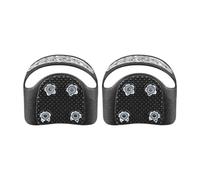 APLVFFZH Da Ghiaccio Da Neve con Tacchetti Antiscivolo E Punte Da Trazione Facili Da Mettere con Elementi Riflettenti Adatto a Trekking E Alpi, M 4 Studs