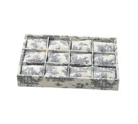 APLVFFZH Espositore per Gioielli, espositore per Braccialetti, Vassoio per Orologi, Scatola portaoggetti per Gioielli da vendere, Grigio