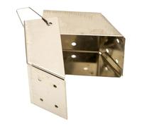 APLVFFZH Fishing Feeder Gabbia Esche Carpa Portatile Acciaio Inossidabile Alimentazione Unica Adatto per Pesca Rod Casting all’Aperto, L