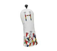 APLVFFZH Golf Club Head Cover Sleeve Custodia Protezione Club Golf Pelle PU Elastico Anti-collisione Impermeabile Traspirante Adatta per Uomini Donne Adulti Sp, Ut