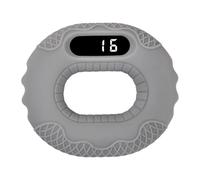 APLVFFZH Hand Grip per Allenamento Avambraccio e di Presa, Attrezzo Allenatore per le Mani in Silicone con Contatore Digitale, Grigio, Versione con contatore normale