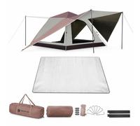 APLVFFZH Istantanea Automatica per Campeggio, Doppia Strato per Protezione Solare in, per spiaggia, Tenda automatica con tappetino antiumidità, Grande