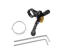 APLVFFZH Leva di Comando Remoto per Reggisella Telescopico per Mountain Bike da Strada, Accessori per Reggisella Telescopico, Controller Remoto in Lega, 22,2 mm Nero