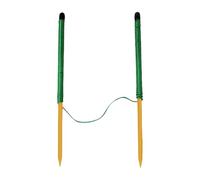 APLVFFZH Linea Guida per Il Putting con Bastoncini in Fibra di Vetro per La Pratica del Golf, Giallo