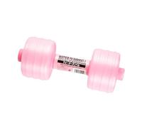 APLVFFZH Manubri Ad Acqua Pesi da Viaggio Riempibili Attrezzatura per Allenamento con Impugnatura Comoda E Peso Regolabile Adatto per Allenamento Funzionale Do, Rosa