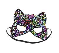 APLVFFZH Maschera per Il Viso in Maschera per Cosplay, Carnevale, Festa, Spettacolo, Paillettes Colorate