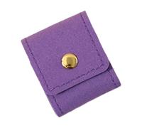 APLVFFZH Mini Borsa Portagioie da Viaggio con Bottone Automatico, Piccola Borsa Portagioie Portatile in Microfibra, Tasca Multifunzione, Adatta per Regalo da V, Viola