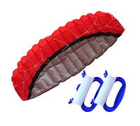 APLVFFZH Paracadute Gonfiabile Acrobatico per Esterni, Rosso