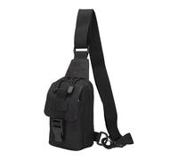 APLVFFZH Piccola borsa da petto, zaino, borsa a tracolla, tracolla per l'esercizio fisico, Nero