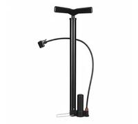 APLVFFZH Pompa Bicicletta Pompa Gonfiaggio Manuale Universale con Manometro Alta Pressione Acciaio Inox Doppia Testa Multiuso per Palloni Giocattoli Gonfiabili Garage Famiglia, Nero, Lungo Hp+Borsa