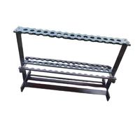 APLVFFZH Porta Canna da Pesca Porta Canne Supporto da Pesca Espositore Porta Canna Realizzato in bambù Durevole Salvaspazio Facile Trasporto Adatto per Garage, 47 Buche