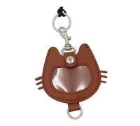 APLVFFZH Portachiavi commemorativo con ciondolo ricordo fatto a mano per conservare i degli animali domestici, Marrone