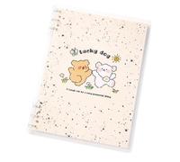 APLVFFZH Quaderno a Mobili PP Animali, Copertina in PP resistente | per appunti - impermeabile, antipolvere - 6 fori | per disegni, B5 solo copertina - Design Linea Cane, B5