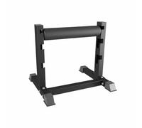APLVFFZH Rack per Squat Supporto Unilaterale Poggiapiede Stazione Allenamento Regolazione Altezza Design Diviso Stabilità Allenamenti Gamba Adatto per, Nero Tubo Quadrato