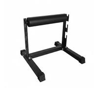 APLVFFZH Rack per Squat Supporto Unilaterale Poggiapiede Stazione Allenamento Regolazione Altezza Design Diviso Stabilità Allenamenti Gamba Adatto per, Nero Con Gancio