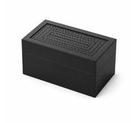 APLVFFZH Rialzo per Gambe dei Mobili in Plastica, Montaggio senza fori, Rialzo in plastica, Organizzazione spazi, Per manutentori, Modello 029 senza bordo, nero, 11,5 × 6 cm, altezza 7,5 cm, 1