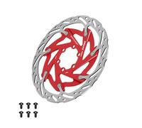 APLVFFZH Ricambi per Rotori per Freni a Disco da 160 Mm per Bici da Uomo E da Donna per Ciclismo Sportivo, Rosso