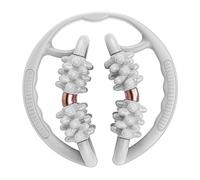 APLVFFZH Rullo da Massaggio a Pinza Massaggiatore Manuale per Polpacci E Gambe Attrezzo Versatile E Portatile Adatto per La Preparazione E per Ridurr, Grigio