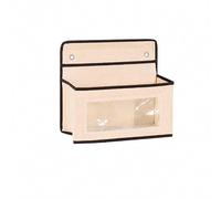APLVFFZH Sacca Portaoggetti Sospesa in Tessuto, Beige, 1 strato + ganci | Materiale non tessuto, Sacca sospesa dormitorio, Sistemazione cancelleria, Per giovani adulti