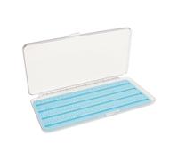 APLVFFZH Scatola Portatile per Mosche da Pesca Box Porta Esche con Pad Silicone Organizzatore Accessori Pesca Multi Scomparti Adatta a Pescatori Durante Viaggi, L