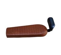 APLVFFZH Sella Elettrica Cuscino Bicicletta Sedile Posteriore PU con Schienale Facile Installazione Adatto a Trasporto Persone Viaggi Bici, Marrone
