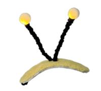 APLVFFZH Ski Helmet Tentacoli Decorazione Casco Ornamento Flessibile Luce Integrata Accessorio Pieghevole Poliestere Adatto per Vacanze Invernali attività, Ape Gialla