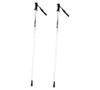 APLVFFZH Ski Poles in Alluminio con Struttura Robusta Impugnatura Ergonomica E Design Multifunzionale per Uomini Donne Perfetti per Trekking Escursioni, Bianco