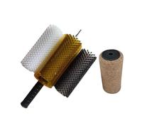 APLVFFZH Spazzole per, Spazzole per Lucidatura in Rame, Nylon E Sughero, Kit di Spazzole Rotanti Elettriche