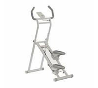 APLVFFZH Stepper Regolabile Macchina Cardio Allenamento Gambe Climber Palestra Casa Materiale Acciaio Regolazione Livelli Adatto Allenamento Domestico Uso Famigliare, Bianco