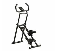 APLVFFZH Stepper Regolabile Macchina Cardio Allenamento Gambe Climber Palestra Casa Materiale Acciaio Regolazione Livelli Adatto Allenamento Domestico Uso Famigliare, Nero