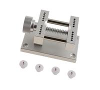 APLVFFZH Supporto per Cassa Dell'orologio, Apricasse per Retro Dell'orologio, Regolabile, Supporto per Cassa Aperta per Base per Rimozione Orologio, Argento